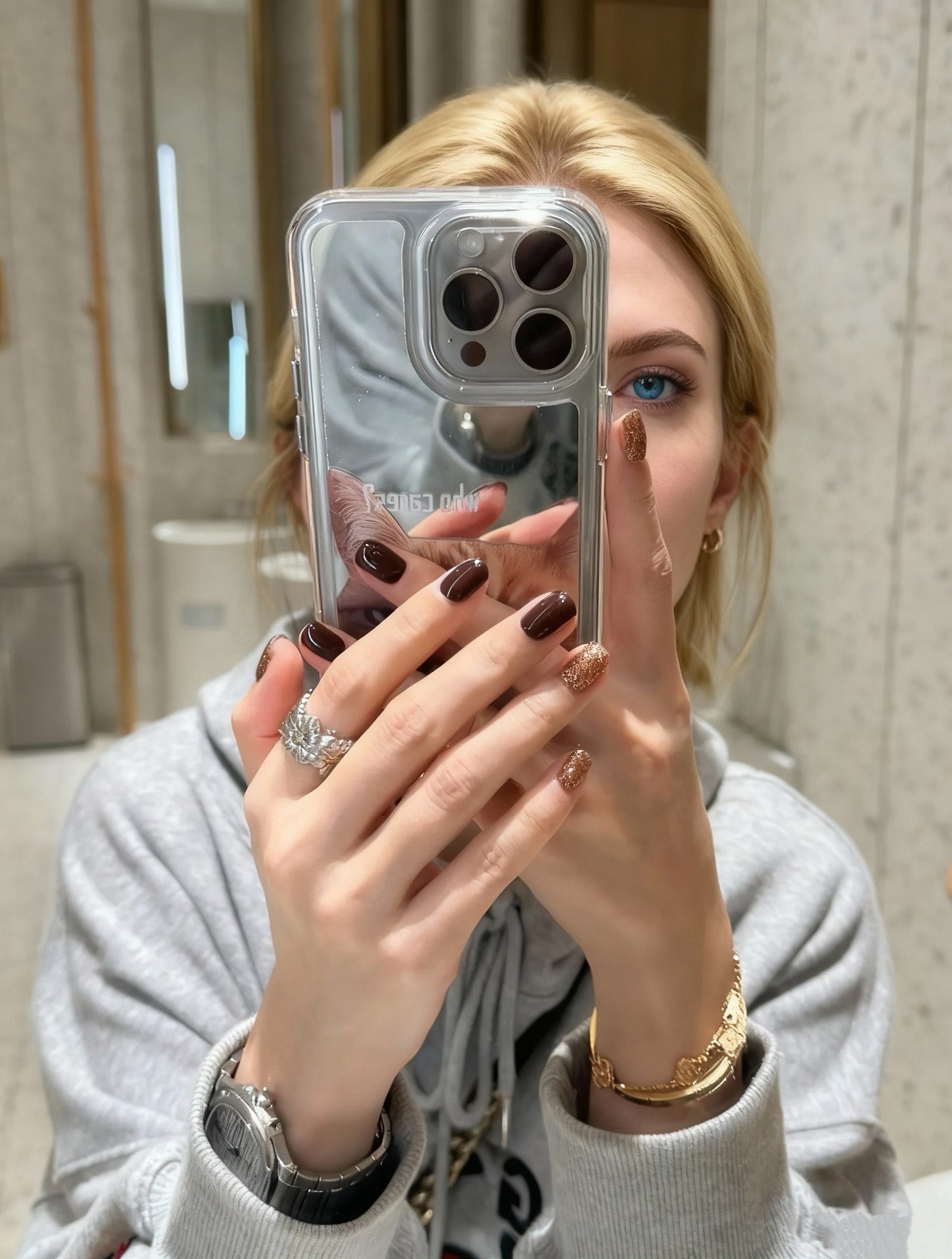 Let Her. Nail It. UV Gel Strips [Color #Iced Coffee]