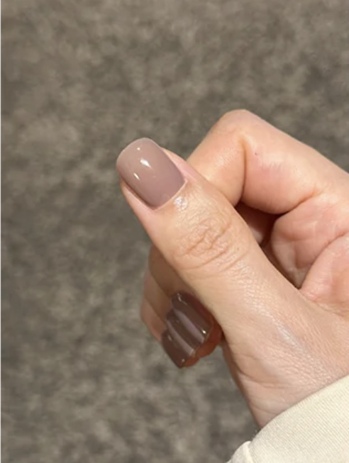 Let Her. Nail It. UV Gel Strips [Color #Nude Grey]