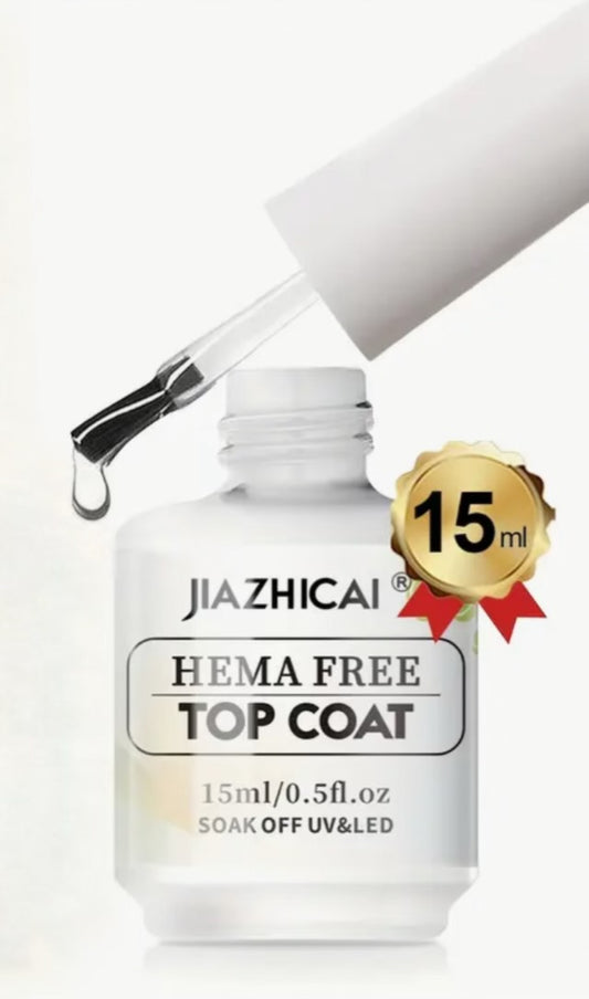 UV Top Coat HEMA-Free 15ml Ultra Glossy