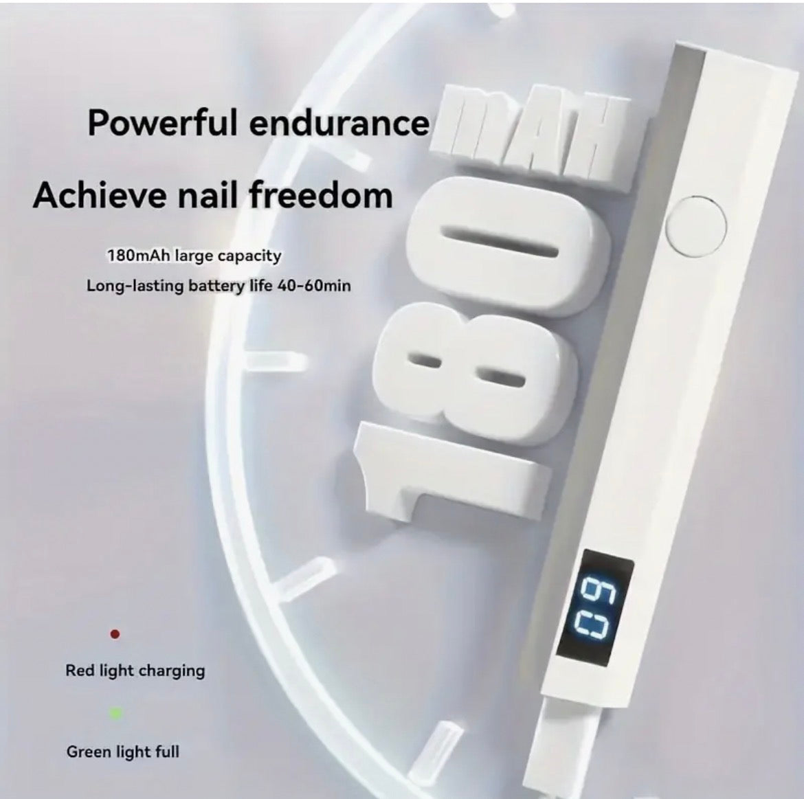 Portable Nail UV/LED Mini Lamp With Digital Timer