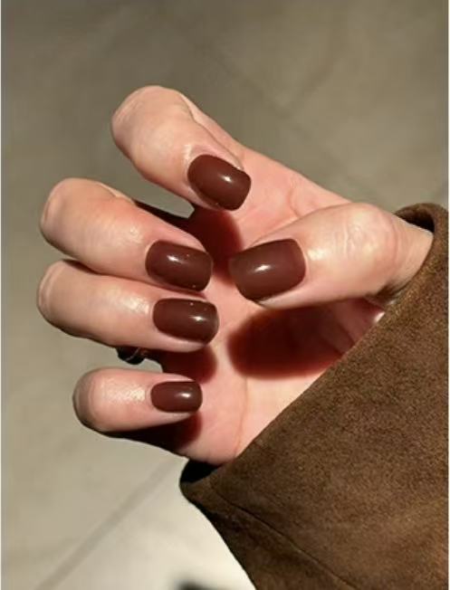 Let Her. Nail It. UV Gel Strips [Color #Iced Coffee]