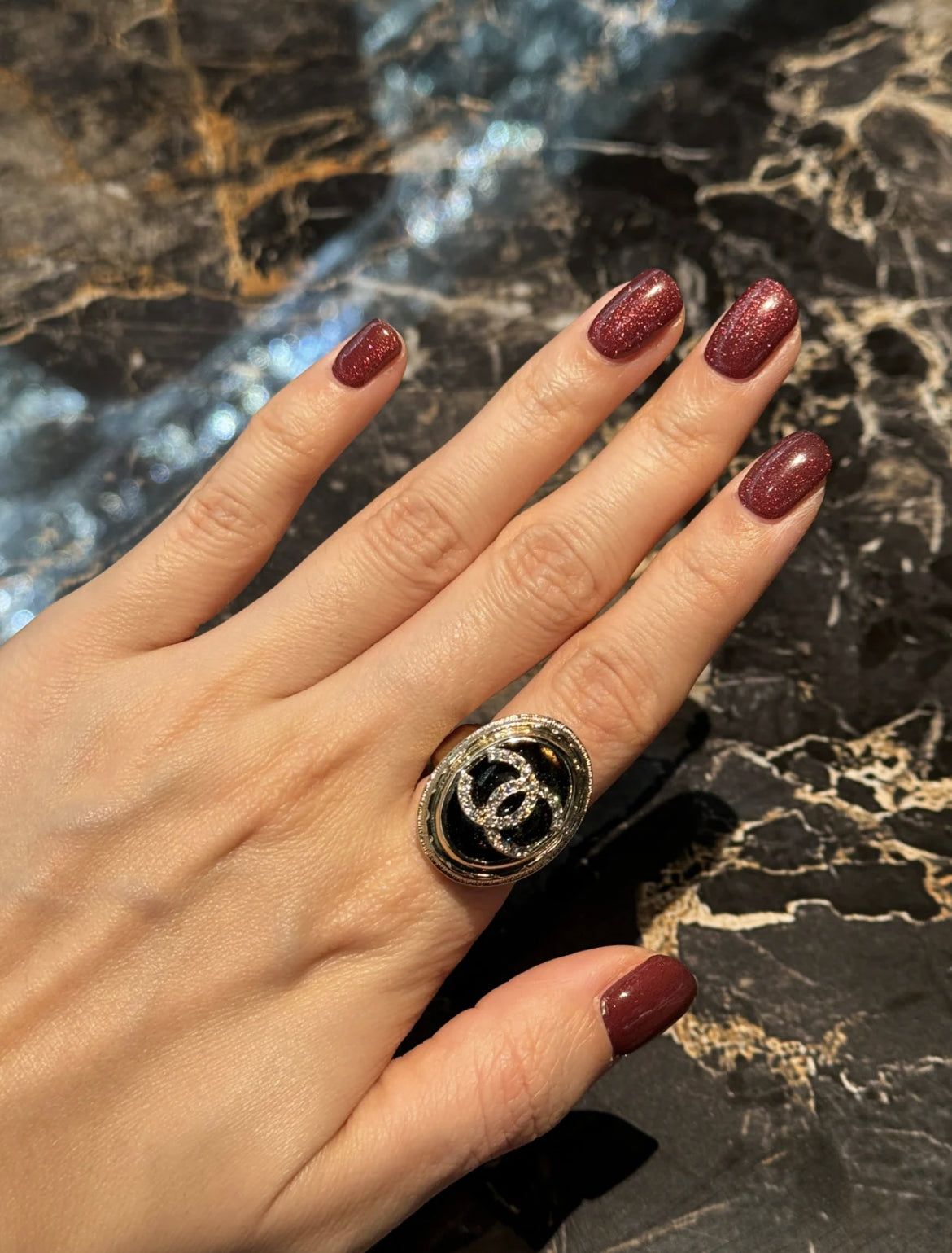 Let Her. Nail It. UV Gel Strips [Color #Cat-eyed Red Cinnamon]