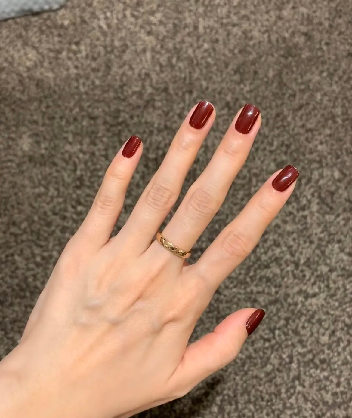 Let Her. Nail It. UV Gel Strips [Color #Red Wine]